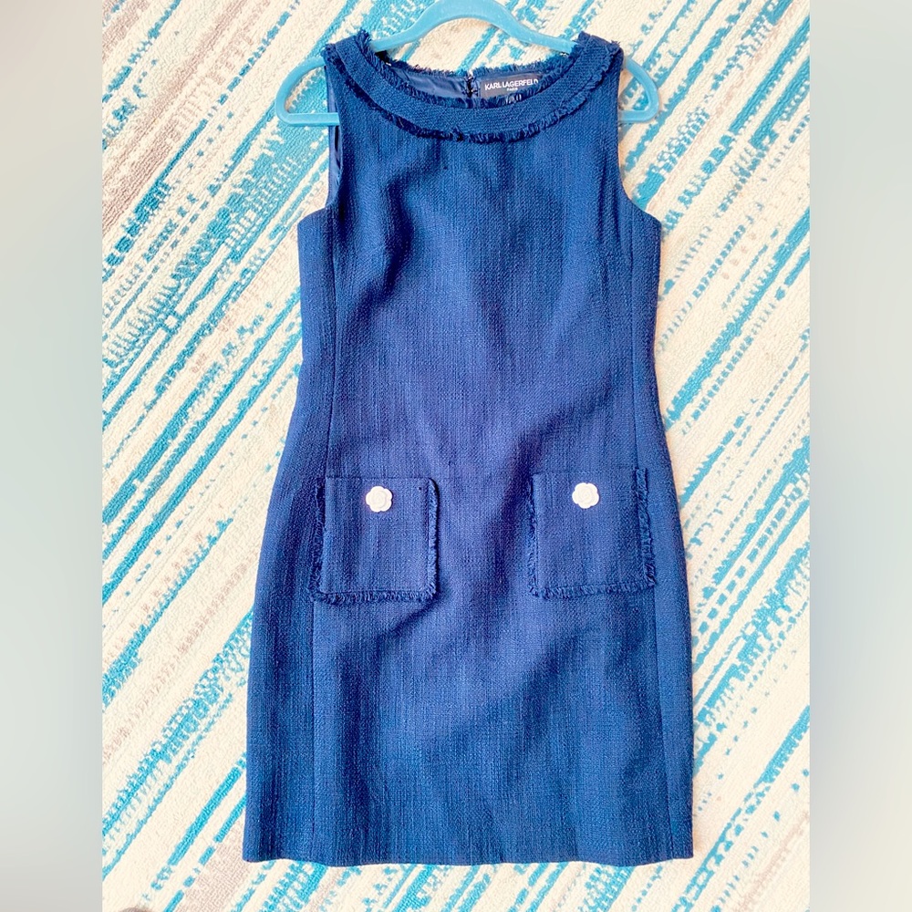 Karl Lagerfeld tweed dress